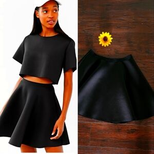 Silence + Noise Portia Spacer Ponte Mini Skirt